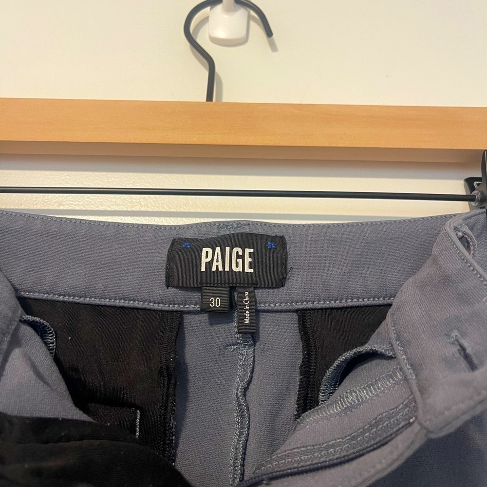 PAIGE Men's Stafford Trousers in Ocean Storm Size 30